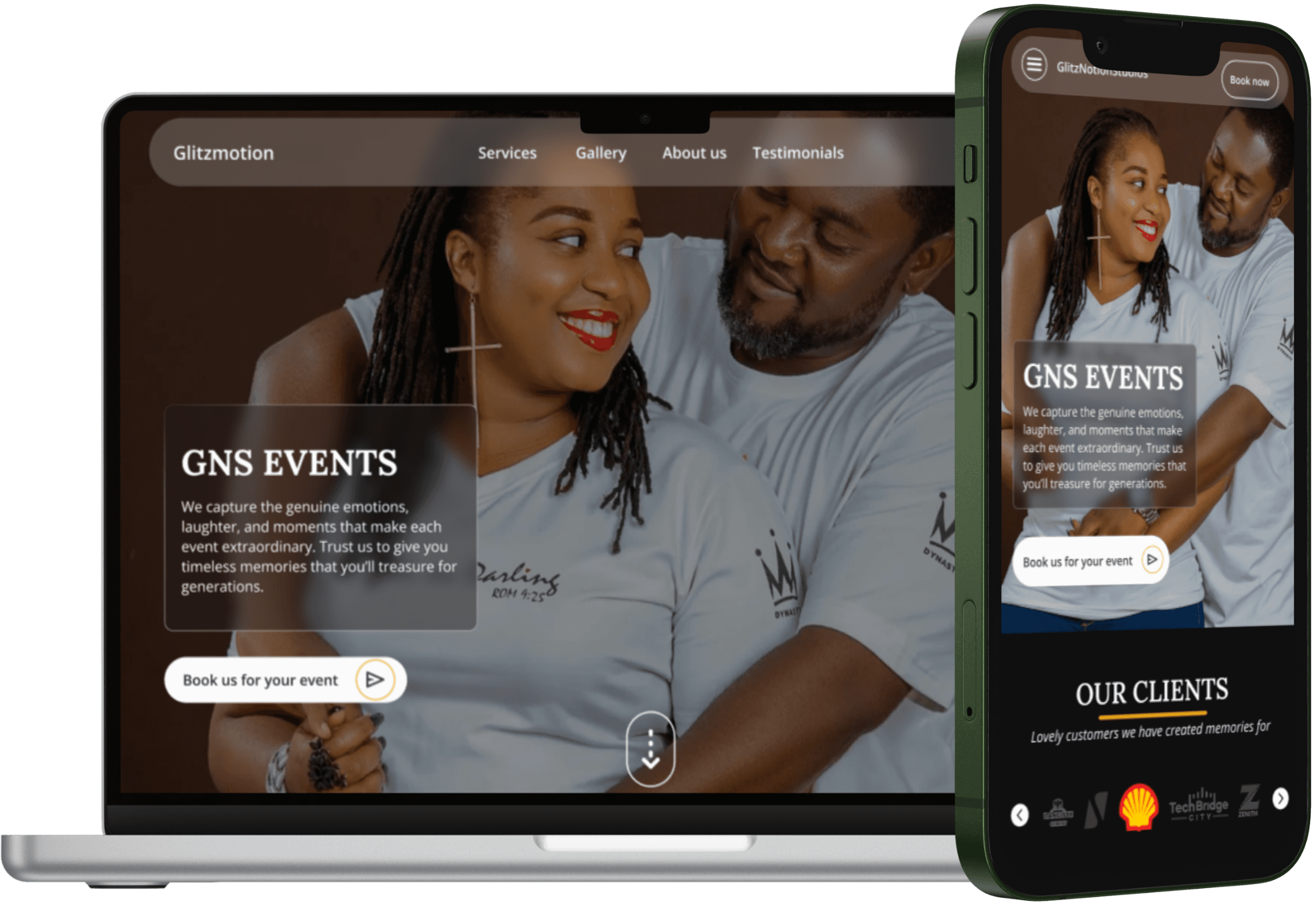 Glitz Notion Studio Website