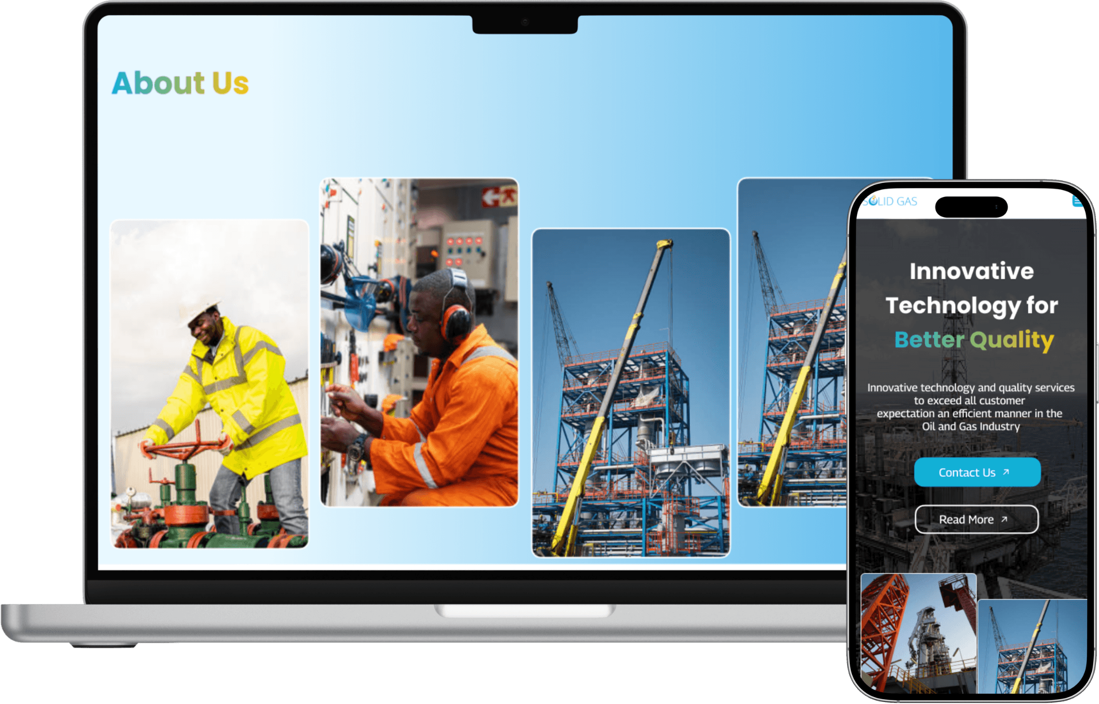 Solid Gas & Oil Corporate Website